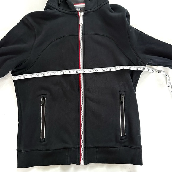 Four Laps x Peloton Men’s Full Zip Black Rush Hoodie Sweatshirt Size Small - Picture 6 of 9